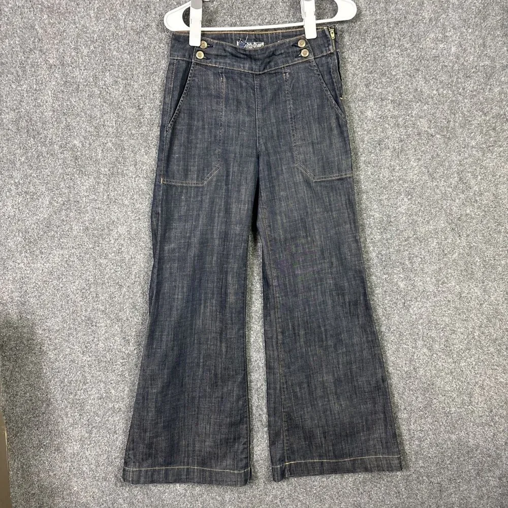 Hudson Jeans Womens Size 26 Wide Leg Utility Pockets Trousers - Picture 1 of 13